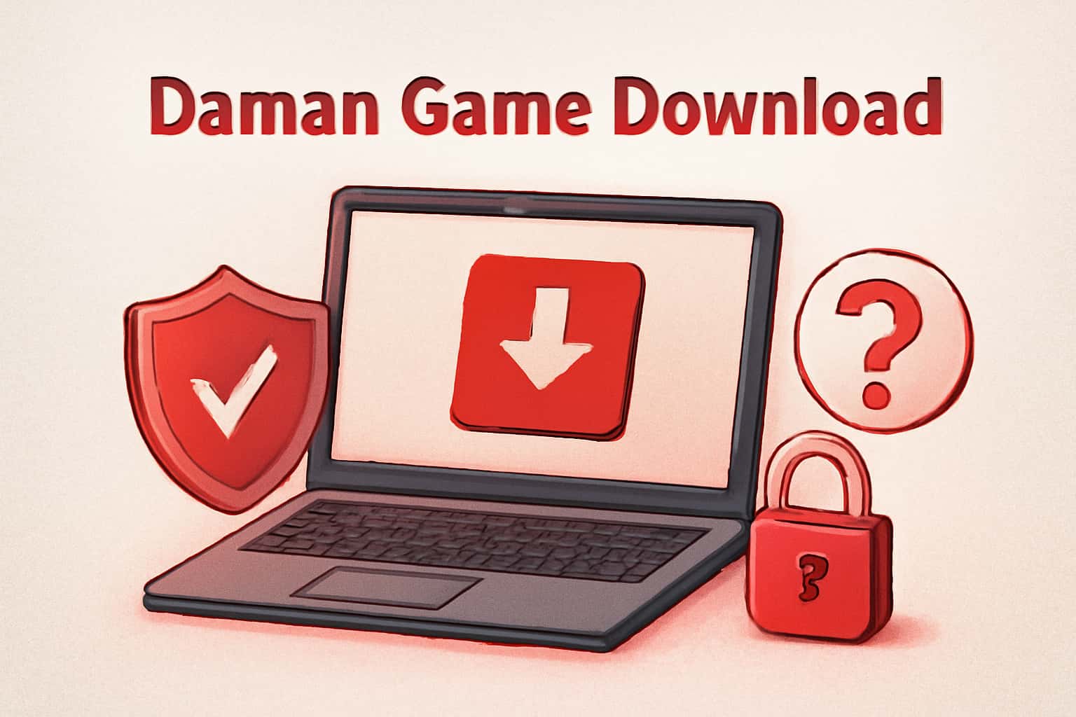 Informational scene depicting the security of Daman Game Download.